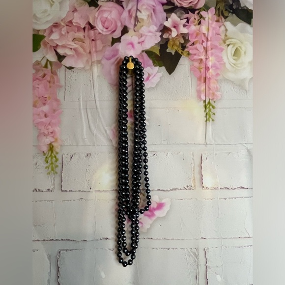 Tahitian Shell Pearl Endless Nevklace Strand 100” - Picture 5 of 9